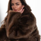 Дублянка з натуральної шкіри в бежевому кольорі,двохстороння 18