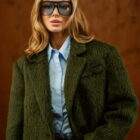 Пальто в зеленому кольорі 3