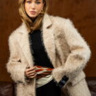 Пальто в бежево-рожевому кольорі 3