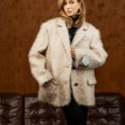 Пальто в бежево-рожевому кольорі 4