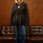 Дублянка з натуральної шкіри TIGRADO в світло-коричневому кольорі,двостороння 2