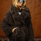 Дублянка з натуральної шкіри TIGRADO в світло-коричневому кольорі,двостороння 3