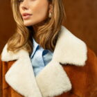 Дублянка з натуральної шкіри в рудому кольорі 3