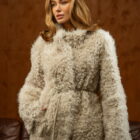 Дублянка з натуральної шкіри TIGRADO в бежевому кольорі,двохстороння 3