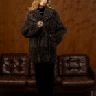 Дублянка з натуральної шкіри TIGRADO в світло-коричневому кольорі,двостороння 4