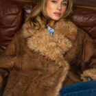 Дублянка з натуральної шкіри в темно-бежевому кольорі 4