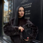 Дублянка з натуральної шкіри в коричневому кольорі,двохстороння 2