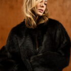 Дублянка з натуральної шкіри овчини в коричневому кольорі,двостороння 2