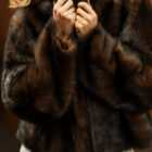 Дублянка з натуральної шкіри в коричневому кольорі,двохстороння 5