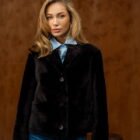 Дублянка з натуральної шкіри овчини в коричневому кольорі 3