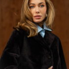 Дублянка з натуральної шкіри овчини в коричневому кольорі 2