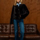 Дублянка з натуральної шкіри овчини в коричневому кольорі 4