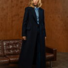 Пальто в темно-синьому кольорі 4