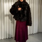 Дублянка з натуральної шкіри TIGRADO в темно-коричневому кольорі,двохстороння 3