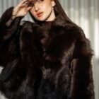 Дублянка з натуральної шкіри в коричневому кольорі,двохстороння 5