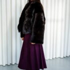 Дублянка з натуральної шкіри в коричневому кольорі,двохстороння 4