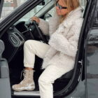 Дублянка з натуральної шкіри TIGRADO в кремовому кольорі,двохстороння 5