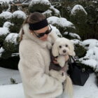 Шуба з натурального хутра овчини Merinillo в бежевому кольорі 12