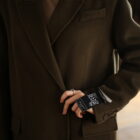 Пальто в темно-зеленому кольорі 3