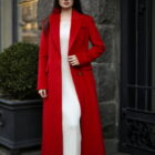 Пальто в червоному кольорі 2