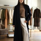 Пальто в темно-синьому кольорі 2